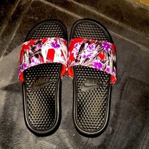 Nike size 8 slip-on , black and red , excellent condition.